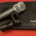 Shure  Beta 57a dynamic microphone with case and clip