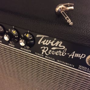 Fender '65 Twin Reverb & Deluxe Reverb Reissue Reverb/Vibrato Plug-- Always keeps footswitch on! image 1