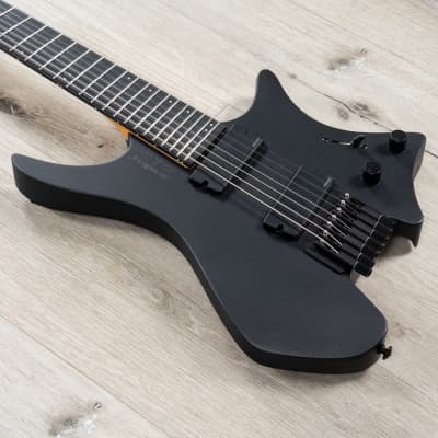 Strandberg Boden OS7 w Bareknuckle Aftermath Pickups Black/Maple Neck |  Reverb