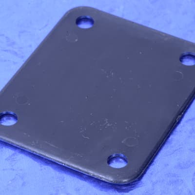 Fender Original '70s Black Plastic Neck Plate Gasket Cushion Shim Pad Mint Condition image 2