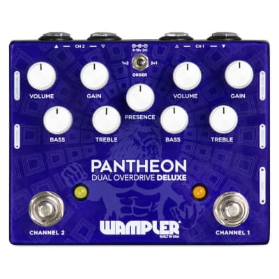 Wampler Pantheon Deluxe Dual Overdrive Pedal for sale