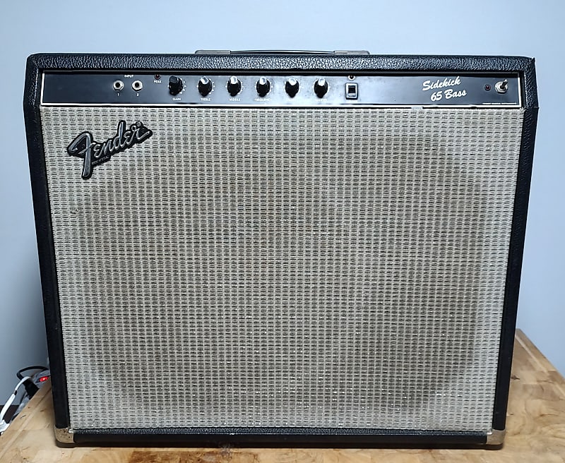 Fender Sidekick 65 Bass Late 70's through mid 80's - Black Tolex