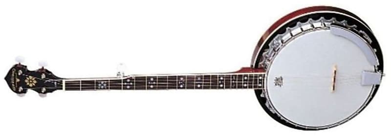 Oscar Schmidt 5-String Left-Handed Remo Head Banjo, Gloss | Reverb