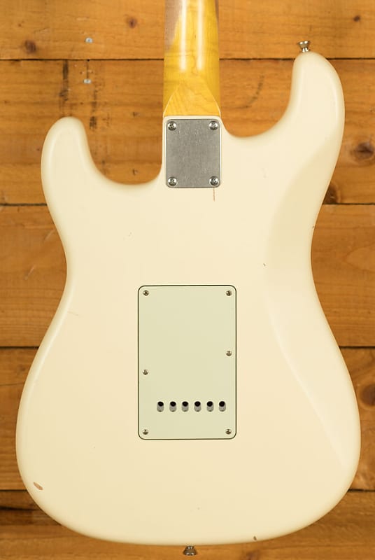 Nash S63 Guitar, Olympic White, Light Aging | Humbucker Music