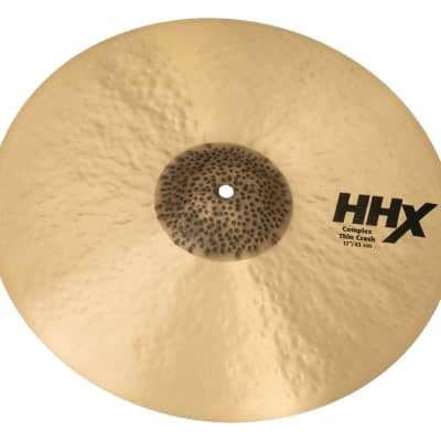 Sabian 17" HHX Complex Thin Crash Cymbal 11706XCN image 2