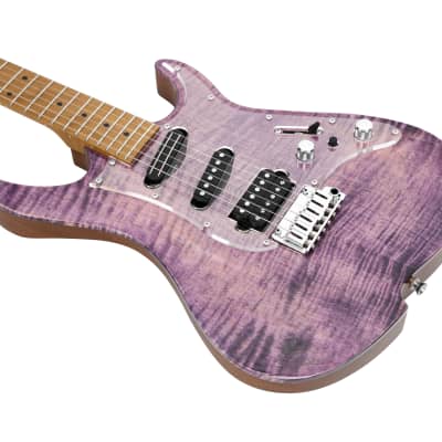 Vola Guitars OZ RV TNC Trans light Purple Gloss image 2