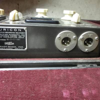 Auricon Vintage Tube Microphone Preamp Field Recording Battery Unit Untested 1950's image 6