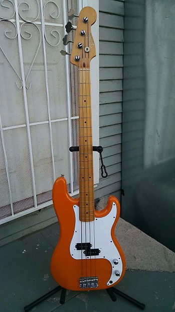 Fender precision bass clearance orange