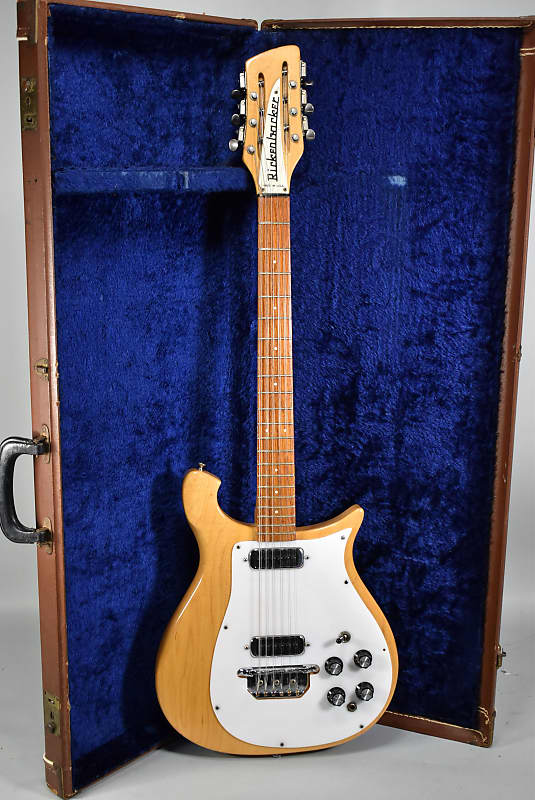 1980 Rickenbacker 450/12 Mapleglo Finish 12 String Electric Guitar w/HSC image 1