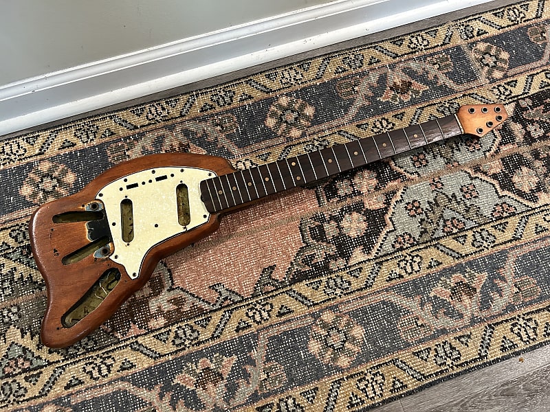Vintage Fender Mustang Husk 1964 - Clay Dots Heavily Modified Unique