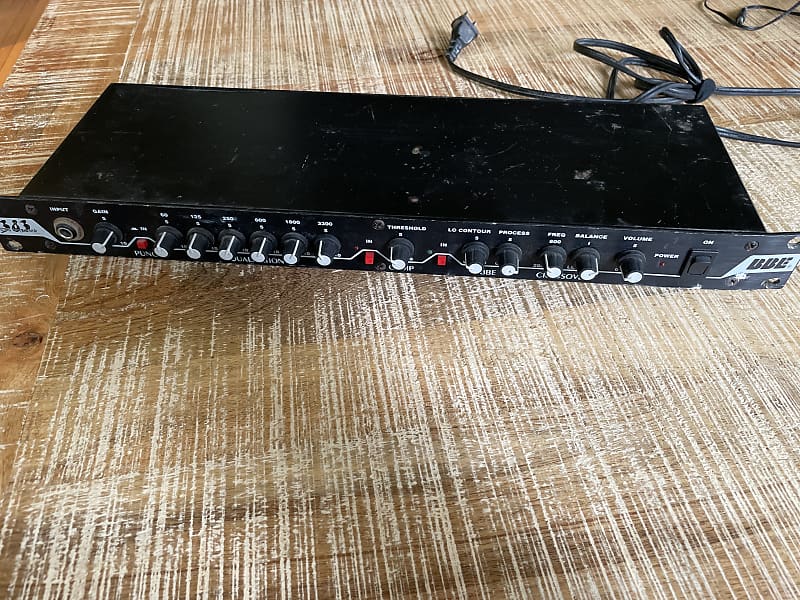 BBE 383 Bass Preamp 1990s Black Reverb