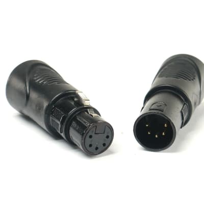 (6) RJ45 Ethernet to 5 Pin XLR DMX Female & Male Adapter Sets by VRL image 3