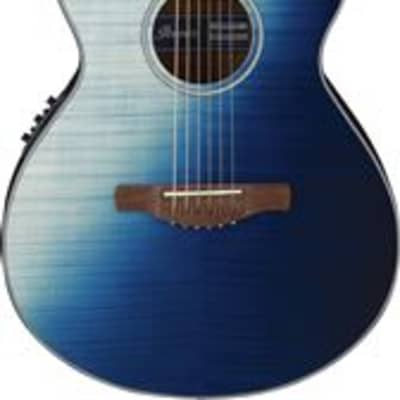 Ibanez Artwood Exotic AEWC32FM Acoustic Electric Guitar Indigo Sunset image 1