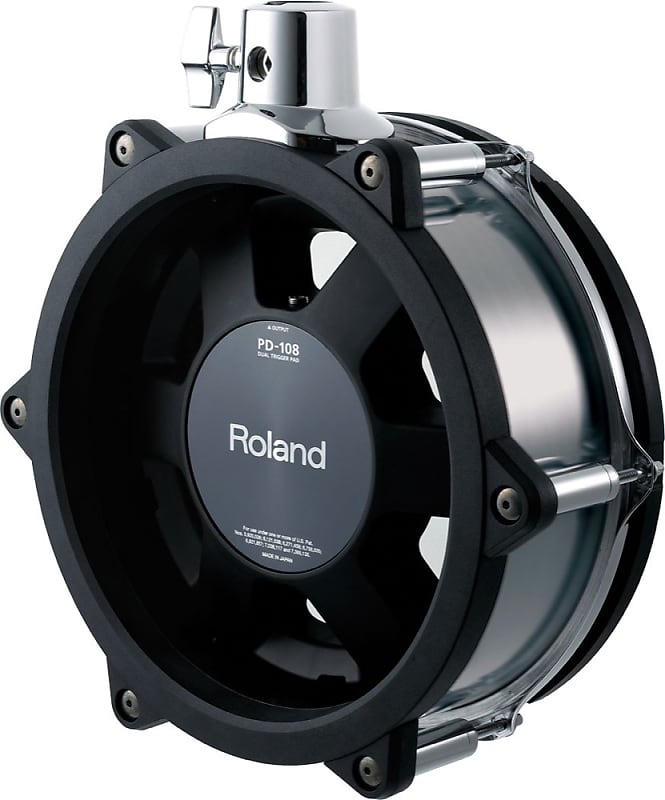 Roland 10" dual trigger mesh V-Pad (black chrome) image 1