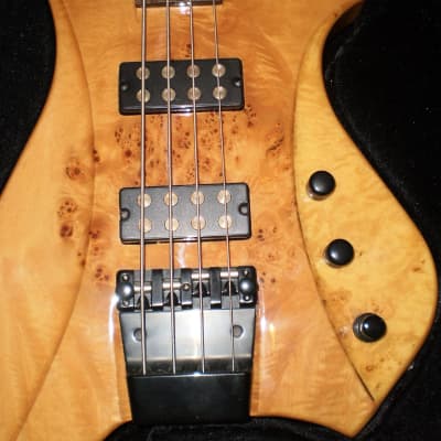 Sozo ZR4B 2018 - Schecter-style Bass- Gorgeous Maple Burl for sale