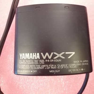 Yamaha WX7 Wind controller with Case, AC adapter and accessories image 16