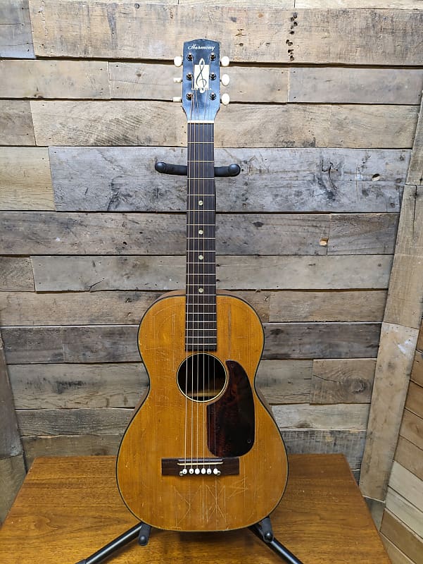 Harmony Vintage 23" Scale Mini Acoustic Guitar Made in USA image 1