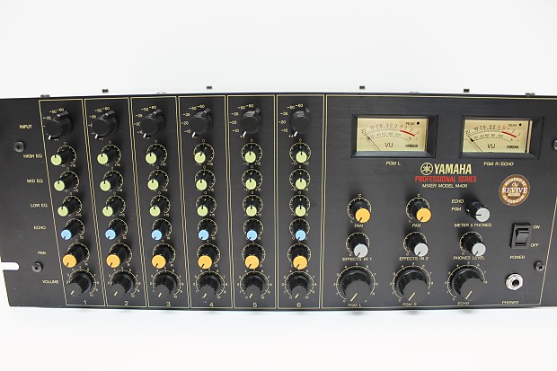 名機 ヤマハ プロフェッショナルシリーズ M406 6chラック