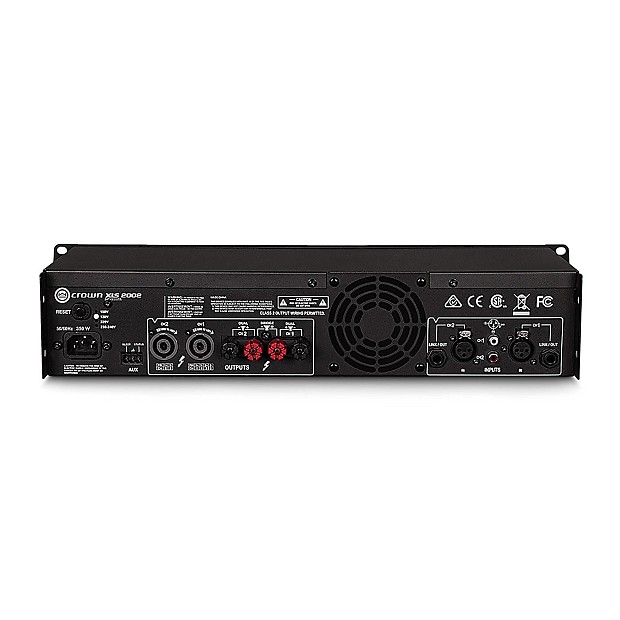 Crown XLS-2002 2-Channel 650w Power Amplifier image 2