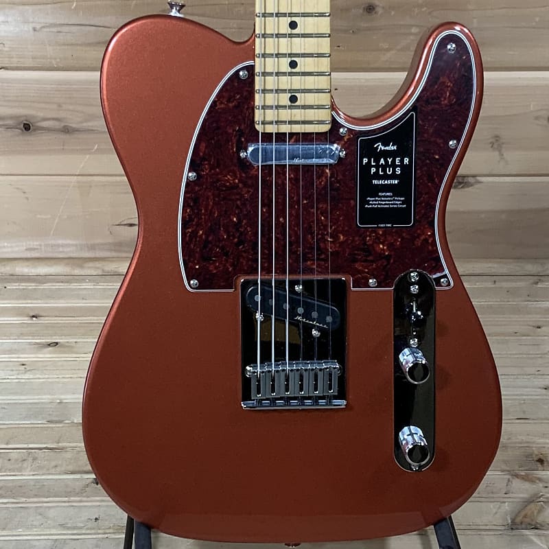 Fender Player Plus Telecaster Electric Guitar - Aged Candy Apple Red image 1