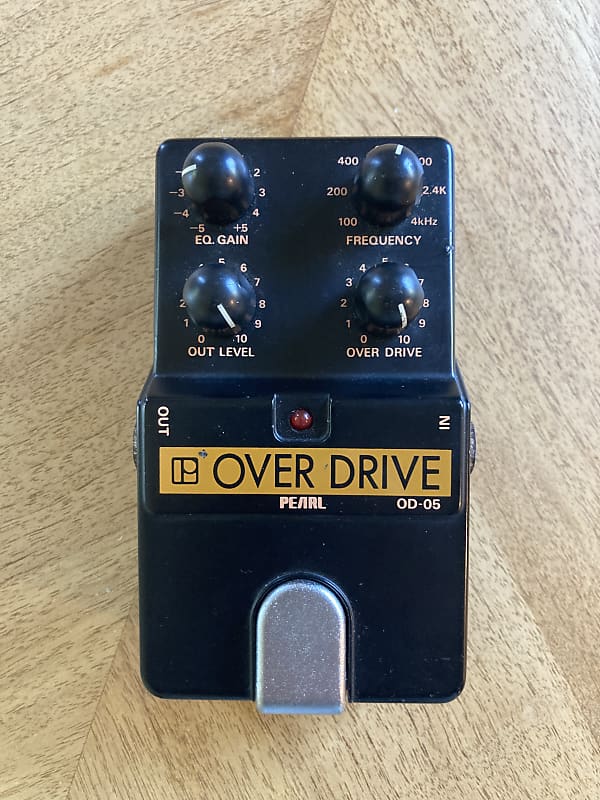 [ビンテージ] PEARL OD-05 オーバードライブ Pearl / OD-05 OVERDRIVE レビュー - △▽エフェクターレビュー