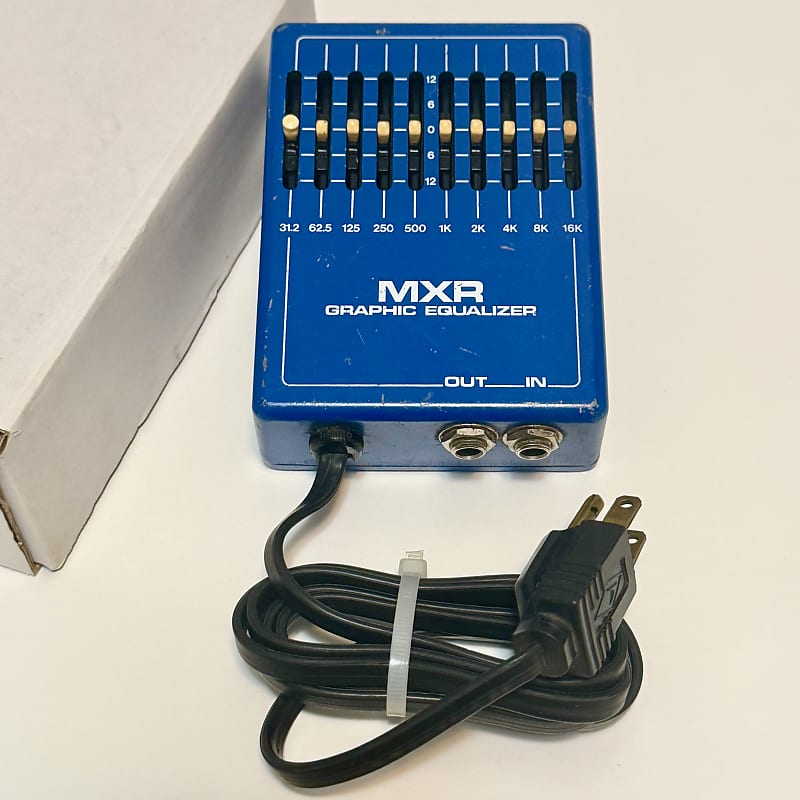 ギター MXR ten band graphic equalizer vintage MXR MX-108 Ten Band Graphic Equalizer 1976 - 1984 - Blue | Reverb