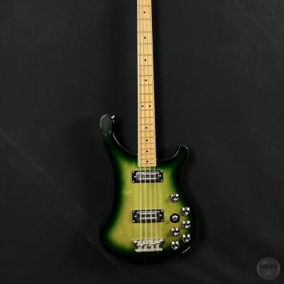 John  Birch 4001  bass from early 70`s in burst green finish with case. for sale