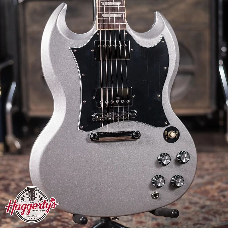 Gibson SG Standard Silver Mist with Hardshell Case Reverb