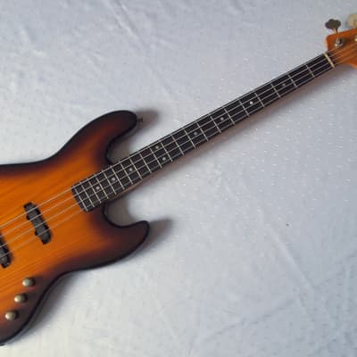 Schecter Jazz Bass w Ebony fretboard 1980-s Sunburst image 3