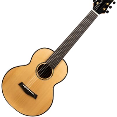 Flight GUT850 Guitarlele New - mahogany body and a solid spruce top image 9