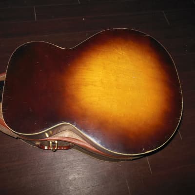 1960 Kay Acoustic flattop acoustic guitar project - Brazilian Board Checker bind image 4