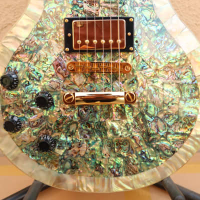 Wolf WLP 750T Special Edition *Left Handed Electric Guitar - Abalone w/Gator Hard Case image 12