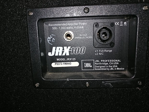 JBL JRX100 Series(Model:JRX125)アメリカ製 jbl jrx125 | eBay