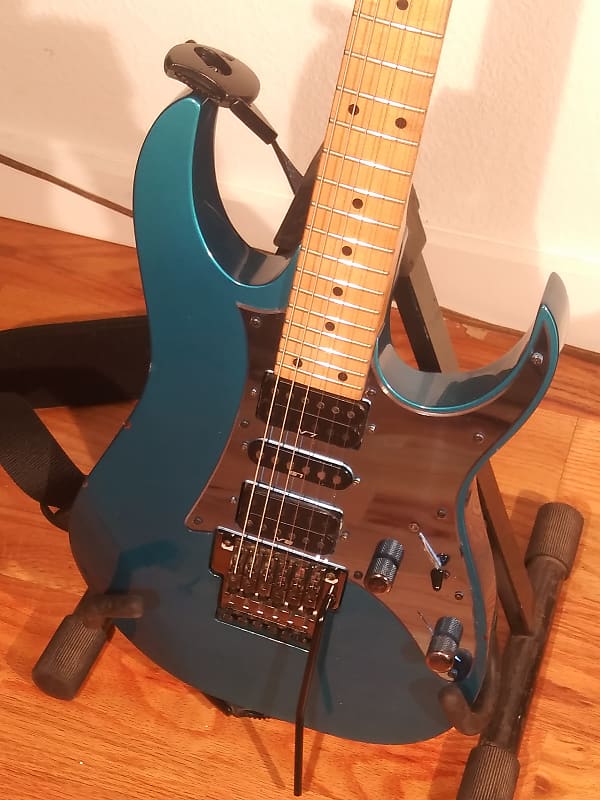 Ibanez RG550M 1991 - Blue with Blue Mirror Pick Guard image 1