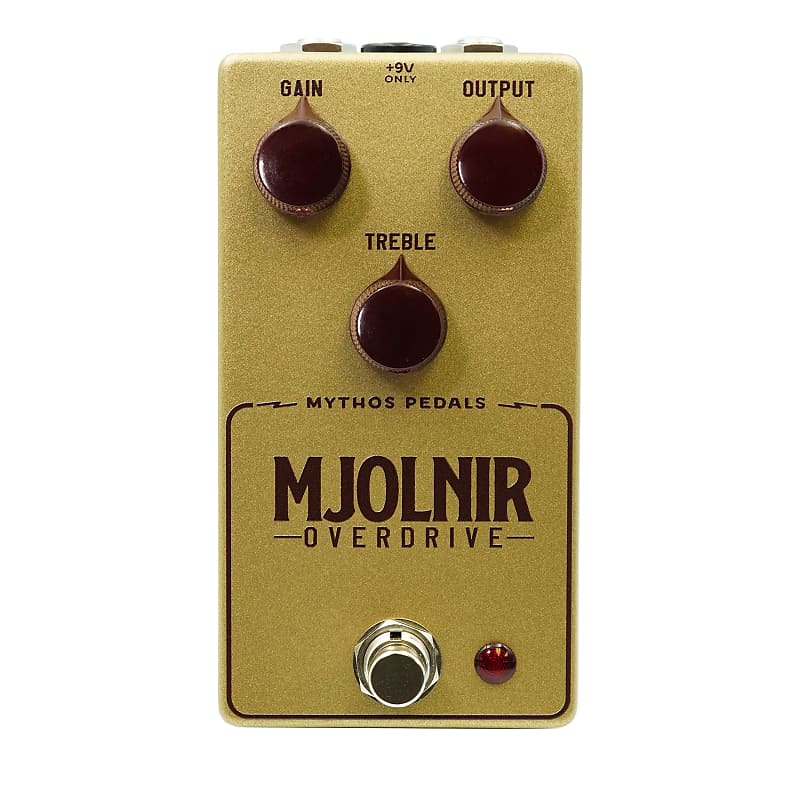 Mythos Pedals Mjolnir Overdrive Effects Pedal