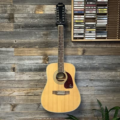 (17660) Epiphone DR-212 12-String Acoustic Guitar 2010s - Natural image 2