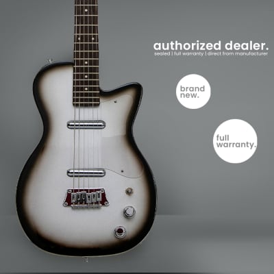 Silvertone Dano - Solid Body Electric Guitar - Silverburst image 1