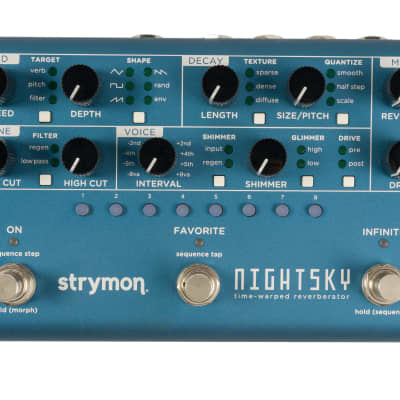 Strymon NightSky Time-Warped Reverberator | Reverb