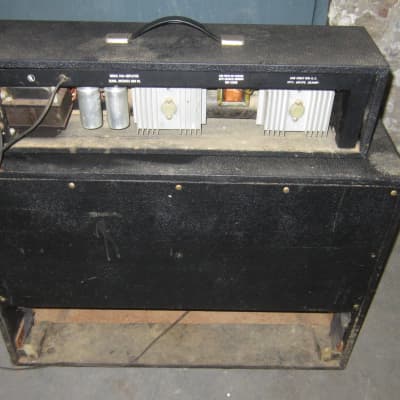 Silvertone Model 1464 Solid State 100 Amp 1966 - Black image 4