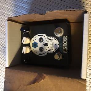 Fuzzrocious / Electro Faustus Afterlife Reverb  black with sugar skull design image 5