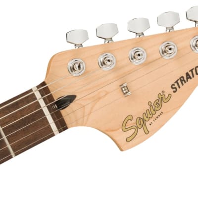 Squier Affinity Series Stratocaster Guitar Laurel Fingerboard, White Pickguard, 3-Color Sunburst image 4