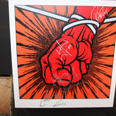 2005 Custom Shop ESP Kirk Hammett Signature KH-2 Factory aged / Signed Artwork by Metallica image 18
