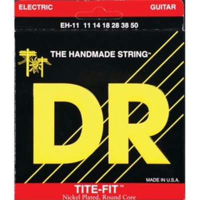 Dr Strings EH-11 11-50 Extra Heavy-Tite Fit Nickel-Plated Guitar Strings image 1