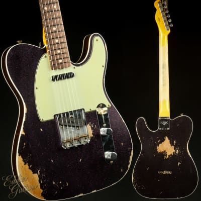 Fender Custom Shop 1960 Telecaster Custom Heavy Relic - Magenta Sparkle image 1