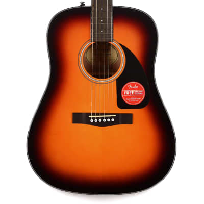 Fender CD60 - Dreadnought Acoustic Guitar - Sunburst image 6