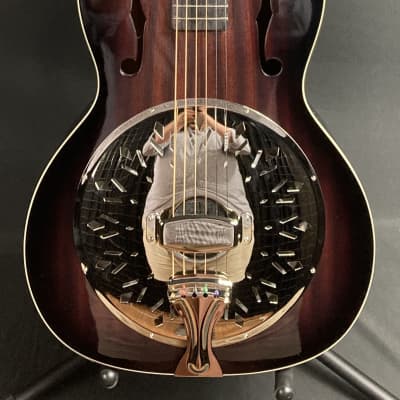Recording King  RR-41-VS Rattlesnake Small Body Resonator Guitar Vintage Sunburst image 1