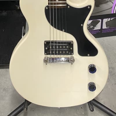 Les Paul Jr BARCLAY Berkeley Electric Guitar DC Type Silver