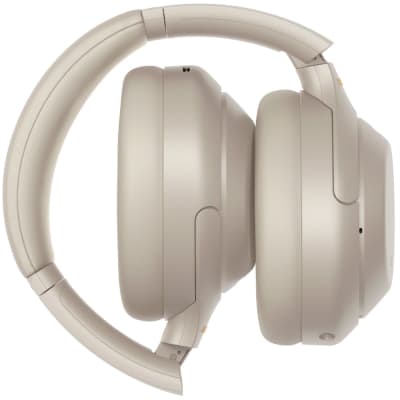 Sony WH1000XM4/S Wireless Noise Cancelling Headphones, Silver Pro Stand Kit image 6