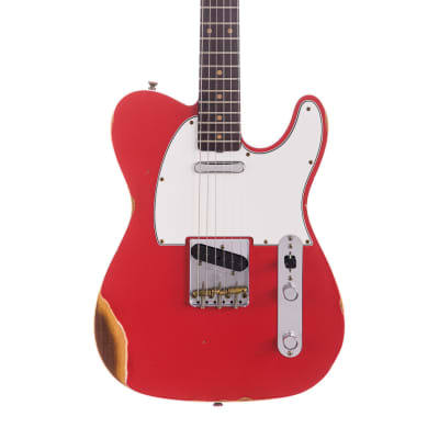 Fender Custom Shop 1960 Bound Telecaster Relic, Lark Custom - Hot Rod Red (992) image 4