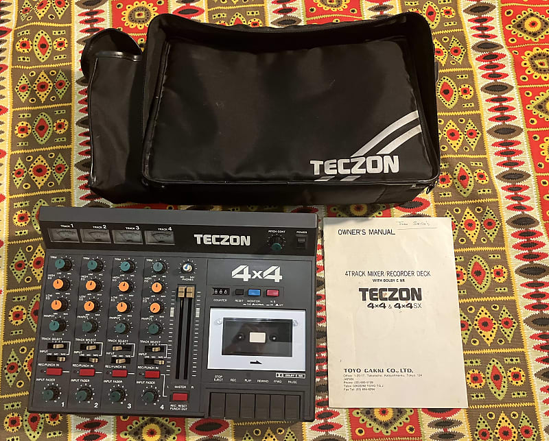 super rare TECZON 4x4 (JHS) Portastudio Cassette Tape Multitrack